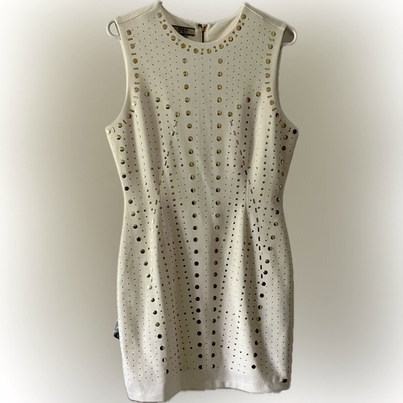 Dress with gold studs - Picture 1 of 8